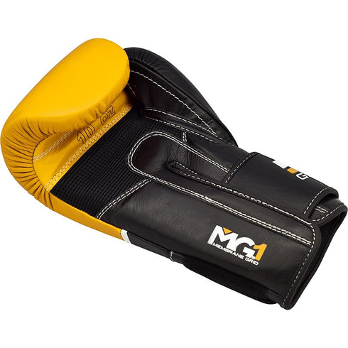 RDX T9 ACE LEATHER BOXING GLOVES(Yellow)-3